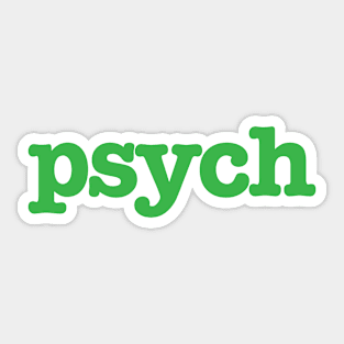 Psych Sticker